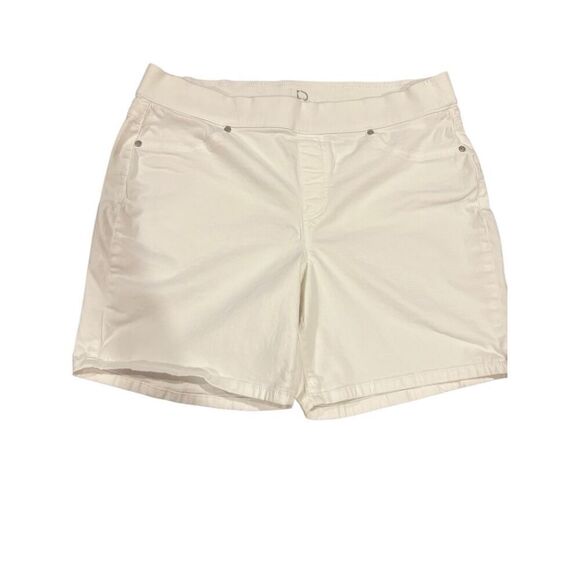 ND New Directions Weekend White pullover shorts size 12 - Picture 6 of 7